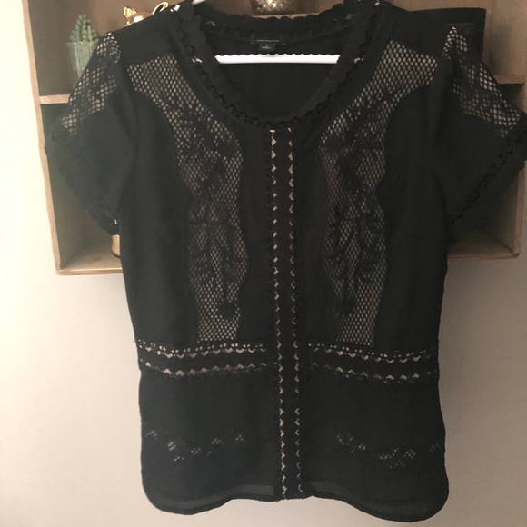 Ann Taylor Lace Top - Picture 2 of 2